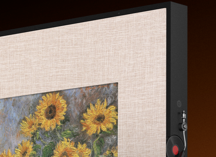 Interchangeable Frame I Natural Linen
